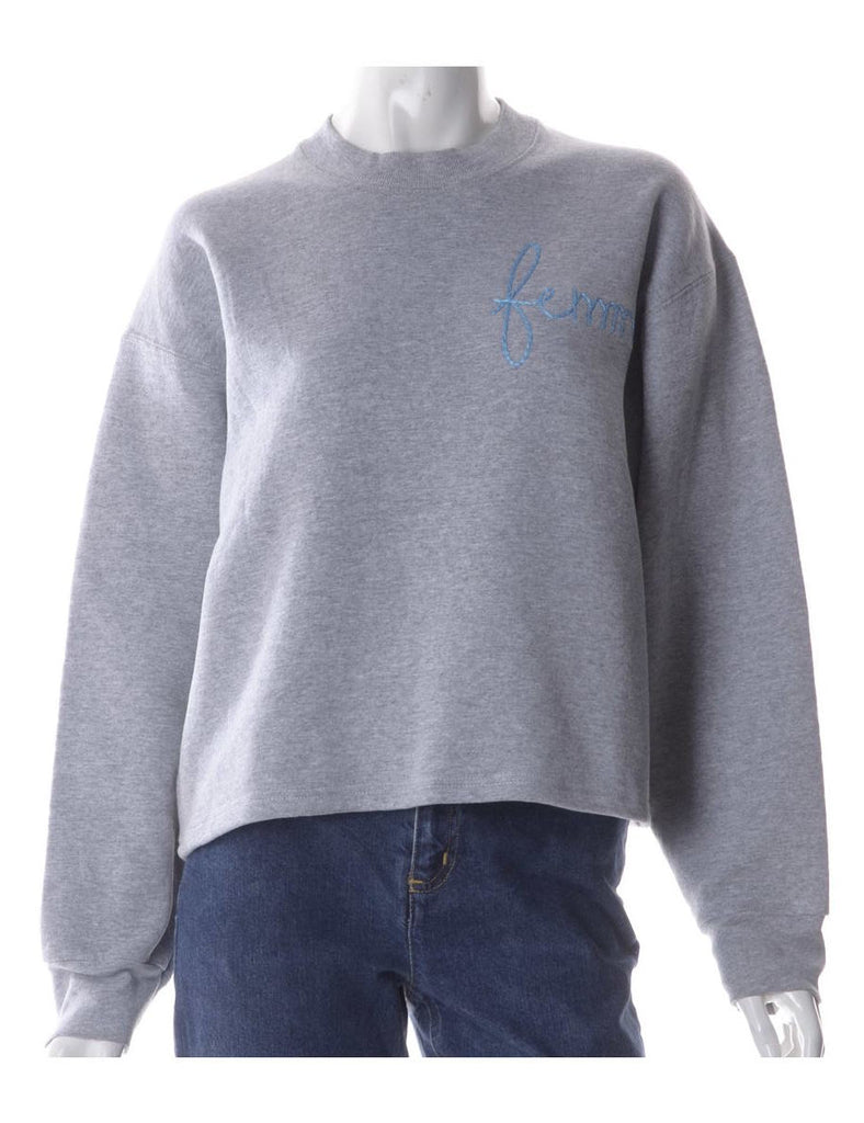 Beyond Retro Label Label Hand Embroidered Sweatshirt