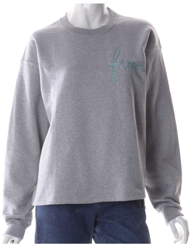 Beyond Retro Label Label Hand Embroidered Sweatshirt