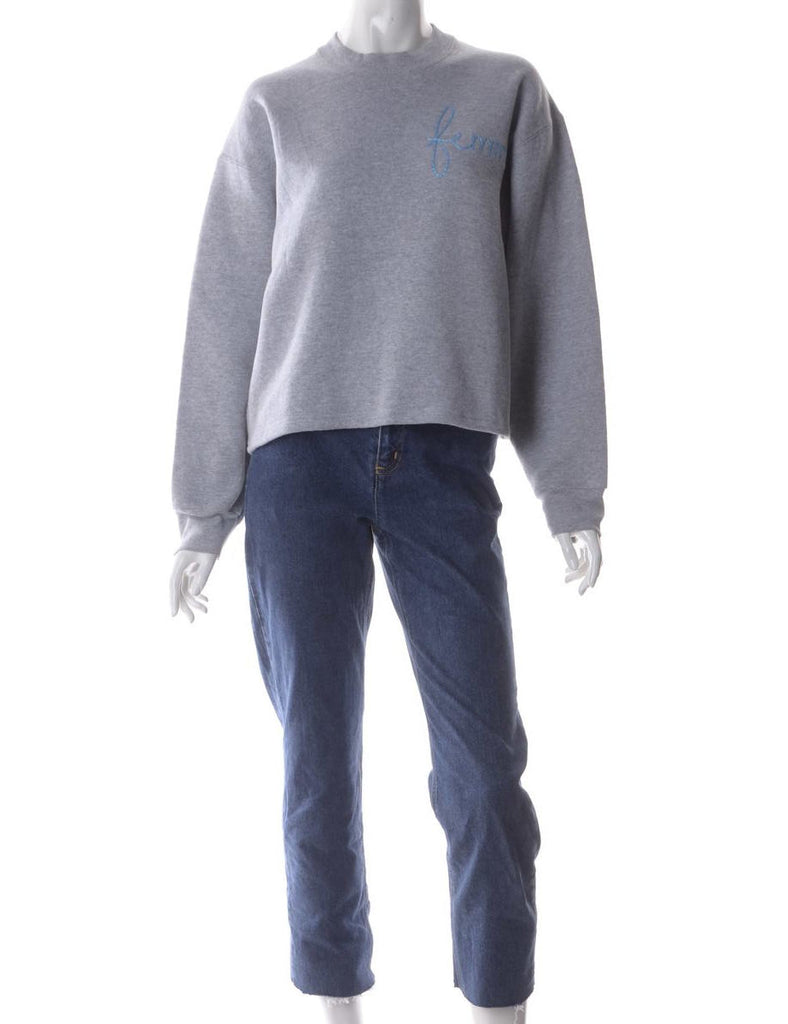 Beyond Retro Label Label Hand Embroidered Sweatshirt