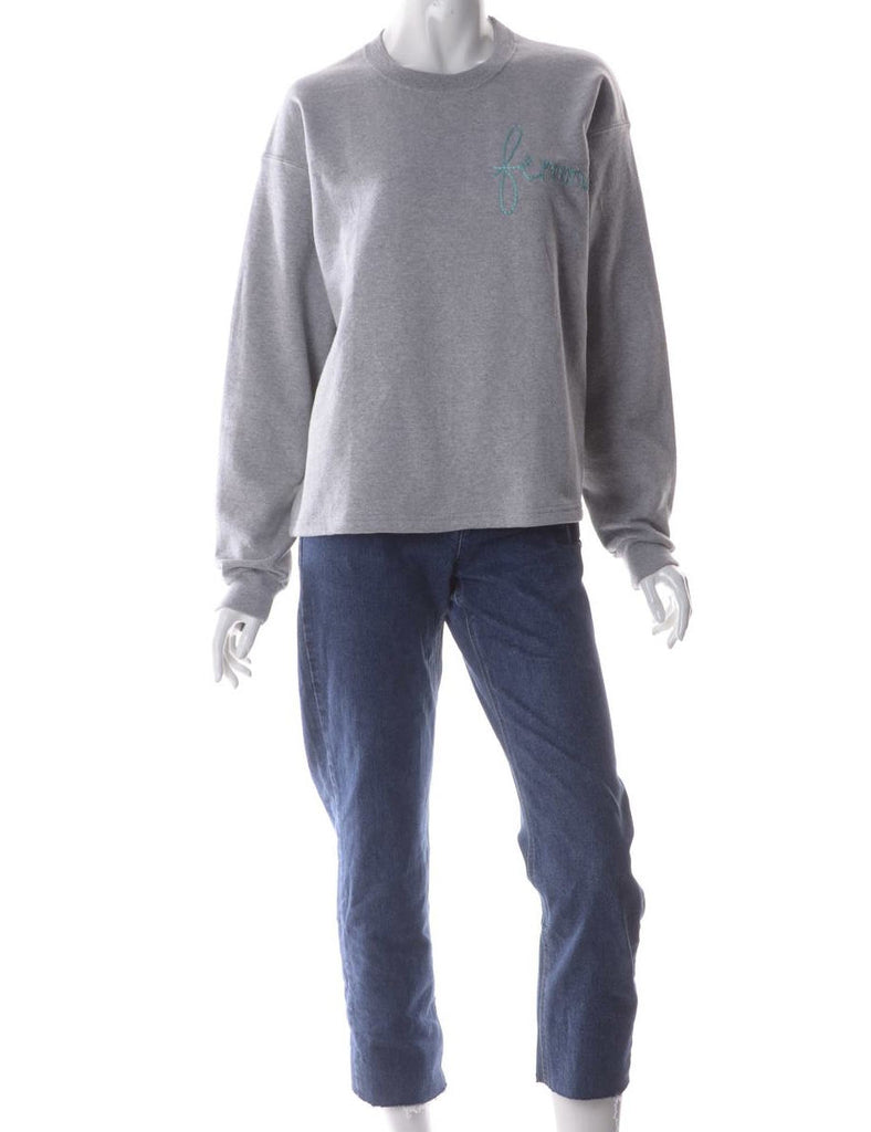 Beyond Retro Label Label Hand Embroidered Sweatshirt