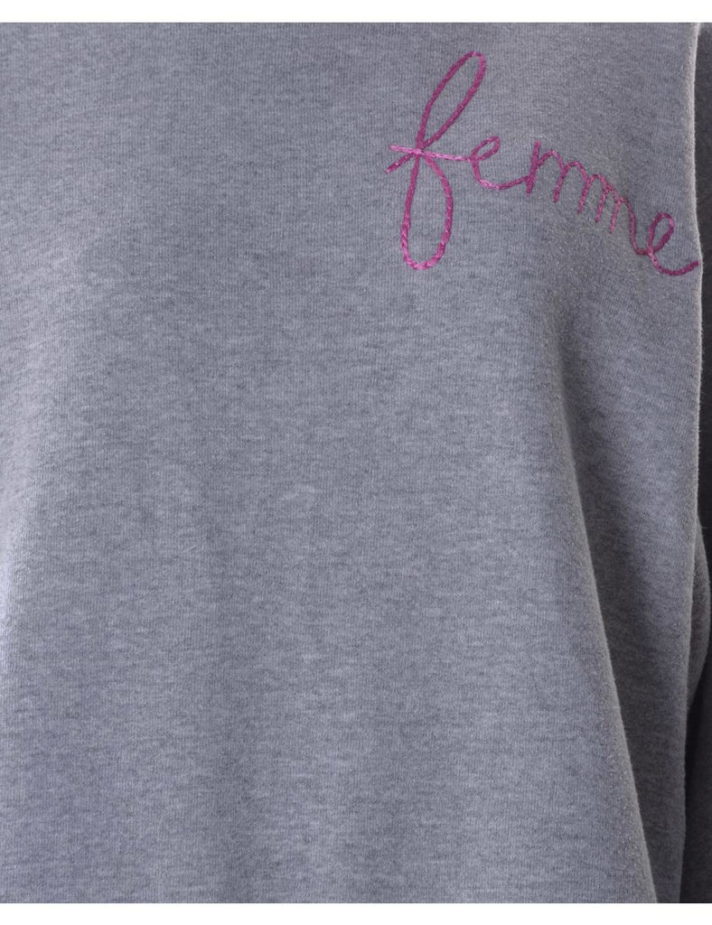 Beyond Retro Label Label Hand Embroidered Sweatshirt