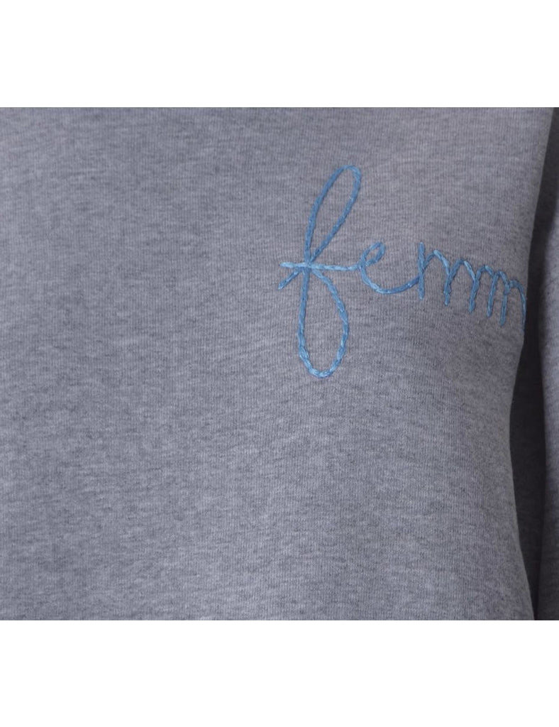 Beyond Retro Label Label Hand Embroidered Sweatshirt