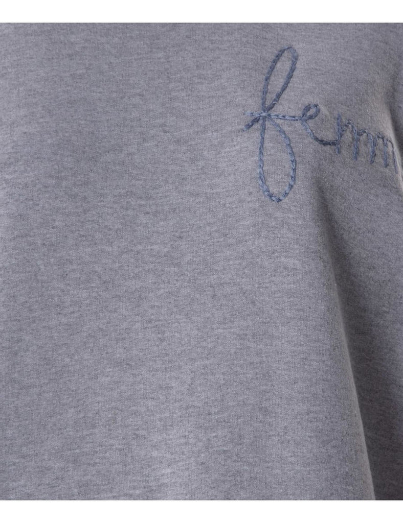 Beyond Retro Label Label Hand Embroidered Sweatshirt