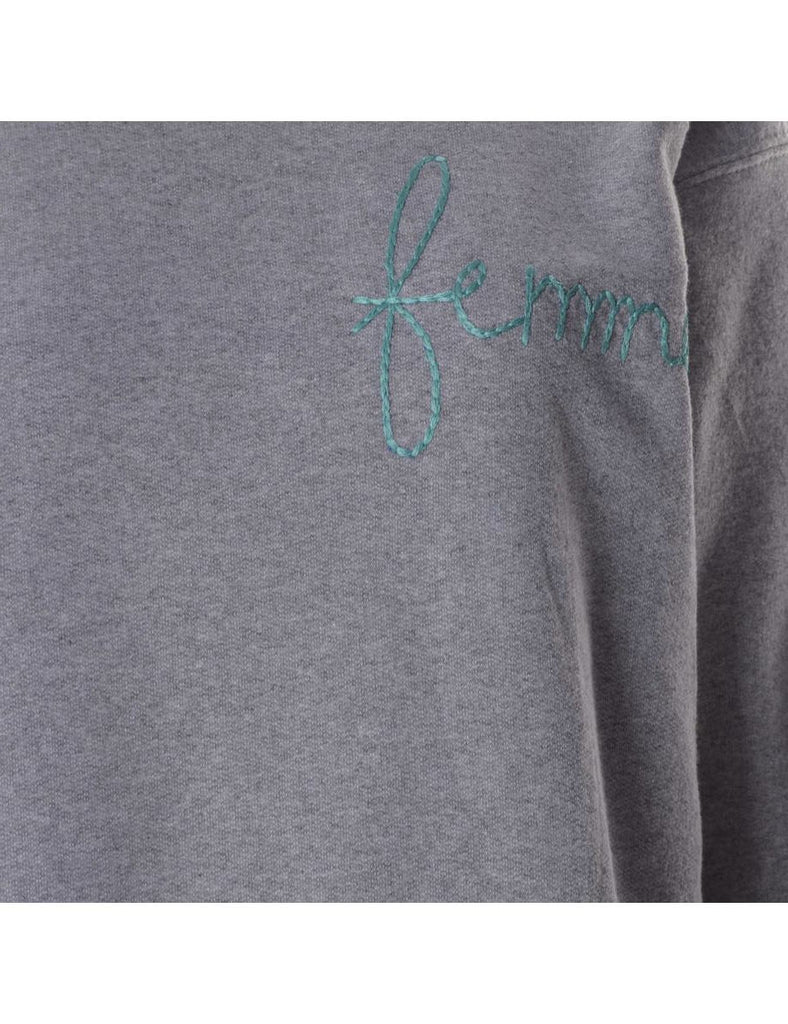 Beyond Retro Label Label Hand Embroidered Sweatshirt