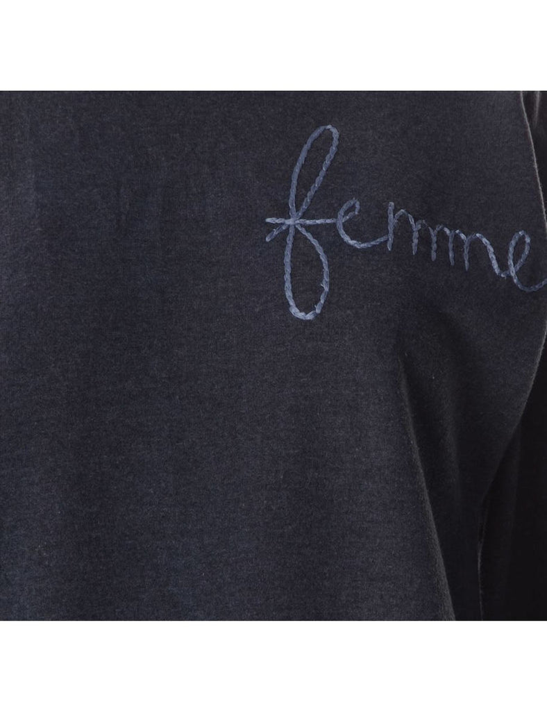 Beyond Retro Label Label Hand Embroidered Sweatshirt