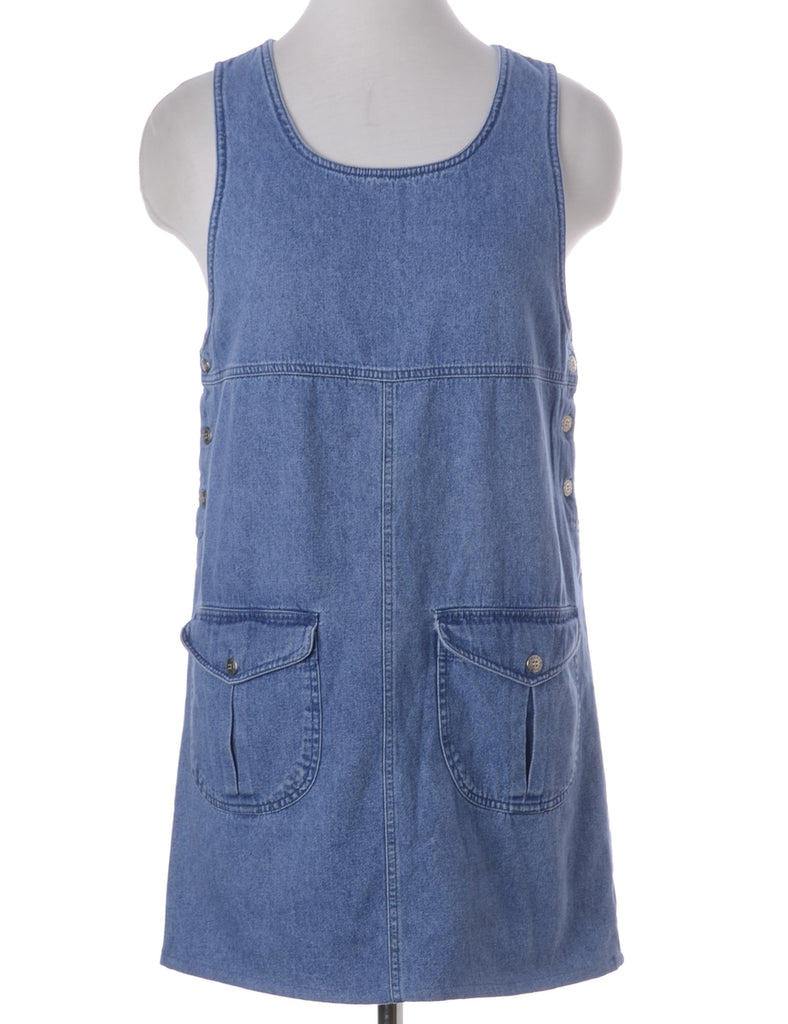 Beyond Retro Label Label Heather Shortened Denim Dress