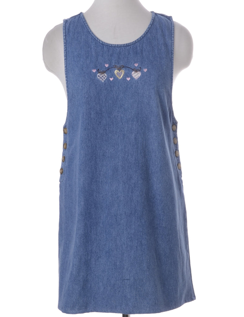 Beyond Retro Label Label Heather Shortened Denim Dress