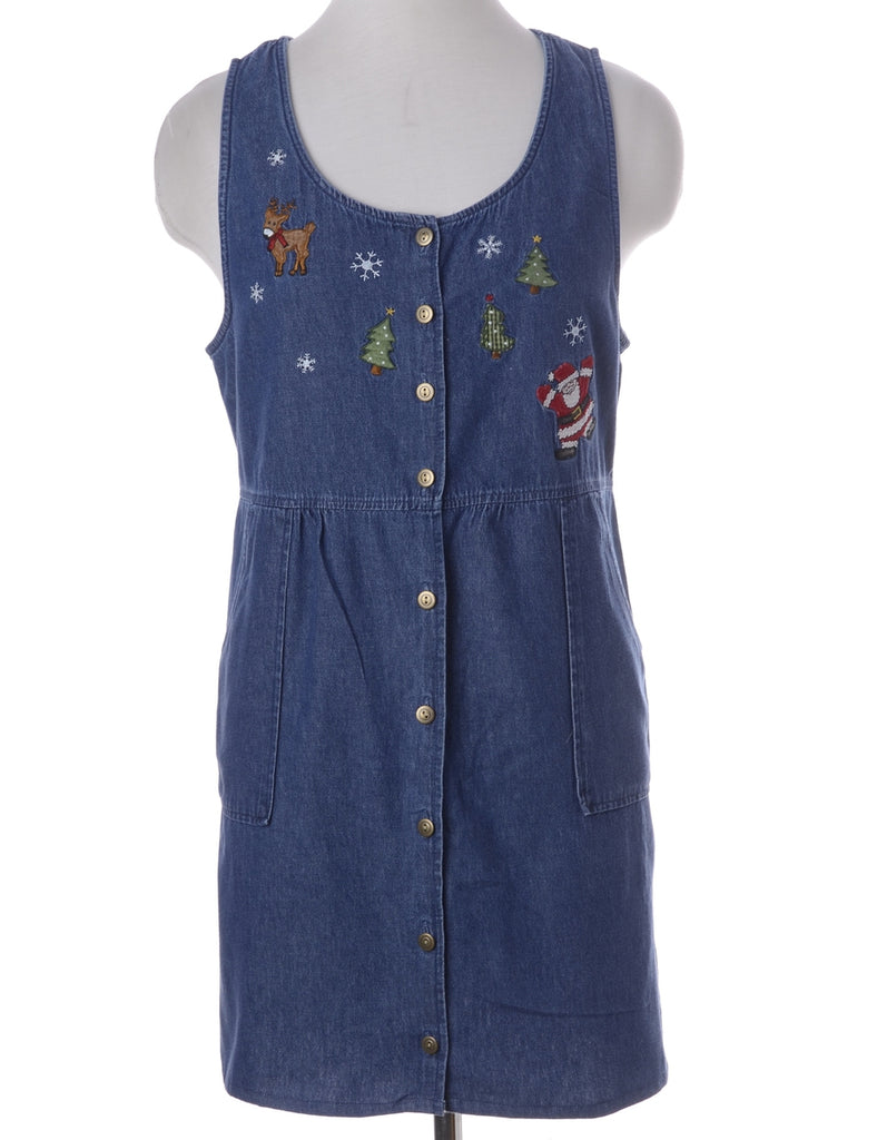 Beyond Retro Label Label Heather Shortened Denim Dress