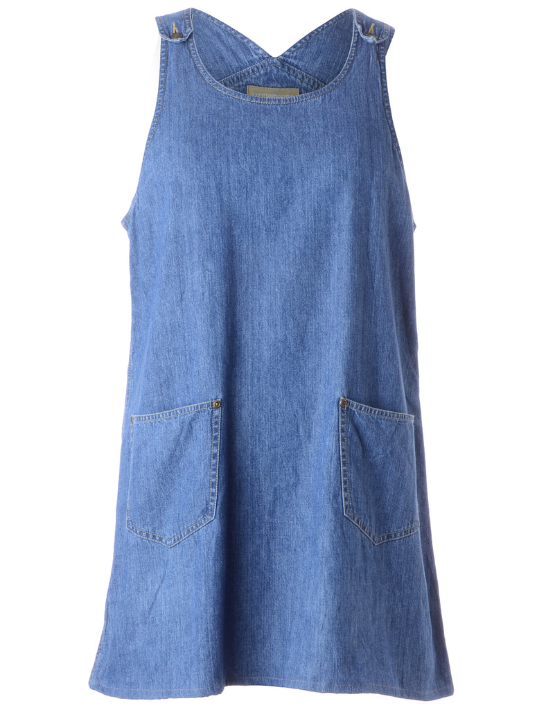Beyond Retro Label Label Heather Shortened Denim Dress