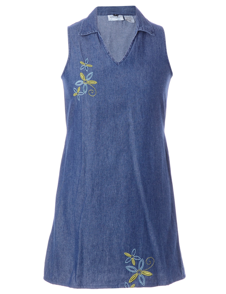 Beyond Retro Label Label Heather Shortened Denim Dress