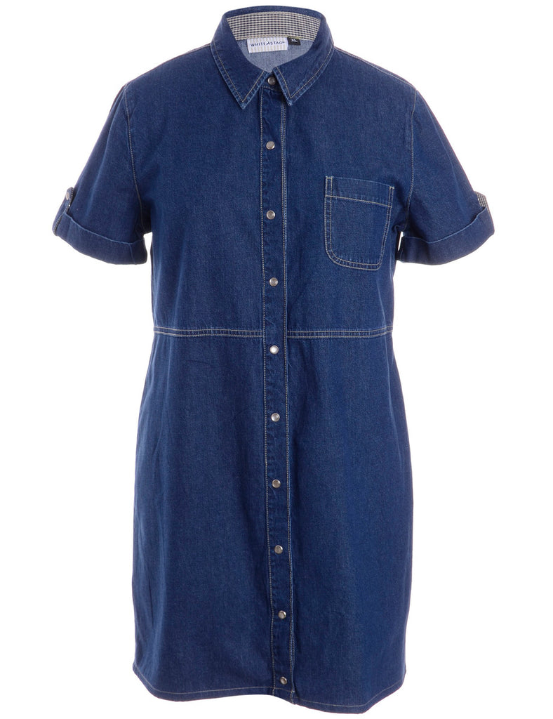 Beyond Retro Label Label Heather Shortened Denim Dress