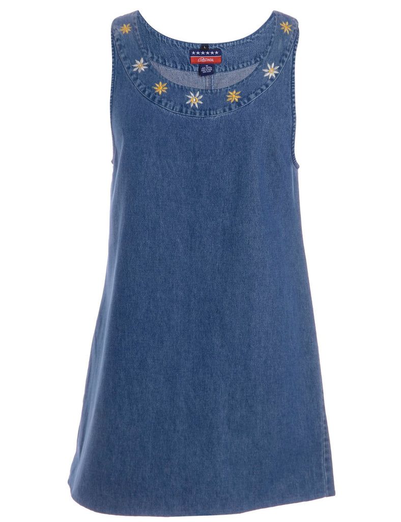 Beyond Retro Label Label Heather Shortened Denim Dress