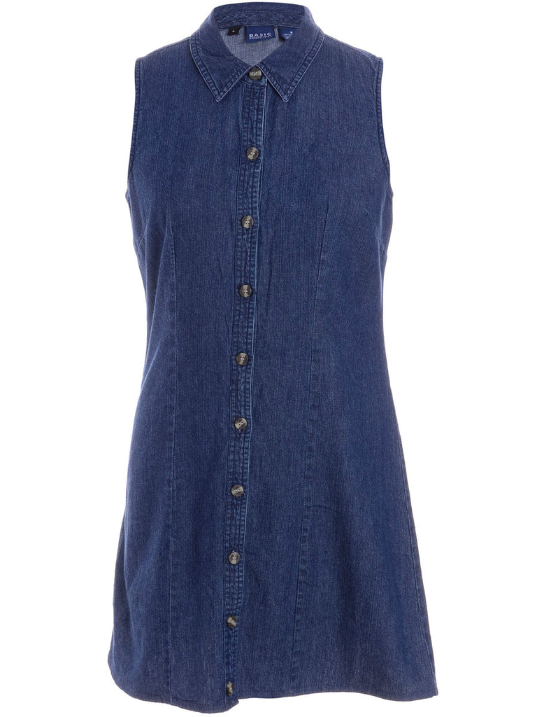Beyond Retro Label Label Heather Shortened Denim Dress