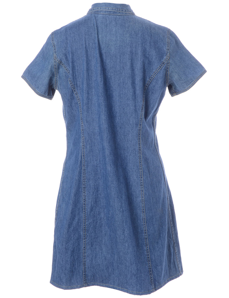 Beyond Retro Label Label Heather Shortened Denim Dress
