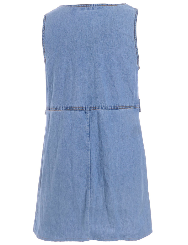 Beyond Retro Label Label Heather Shortened Denim Dress