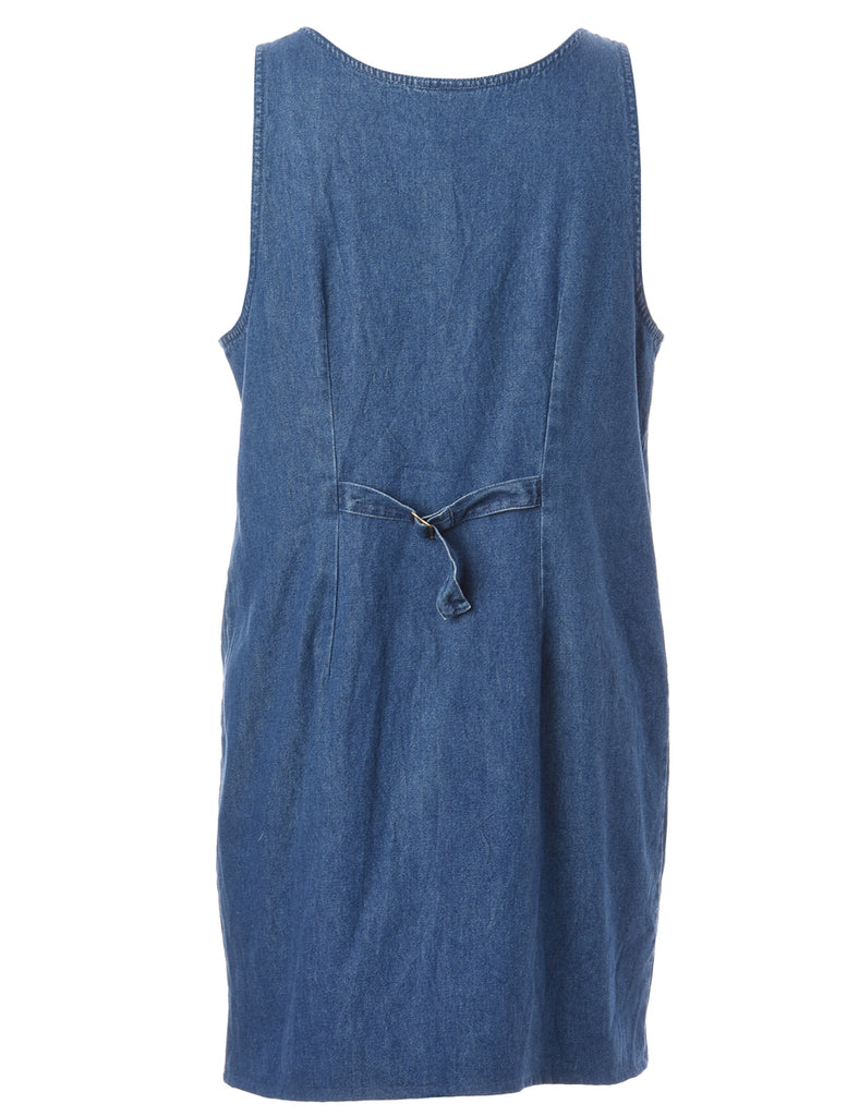 Beyond Retro Label Label Heather Shortened Denim Dress