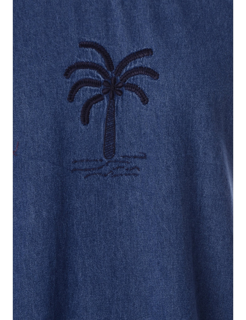 Beyond Retro Label Label Heather Shortened Denim Dress