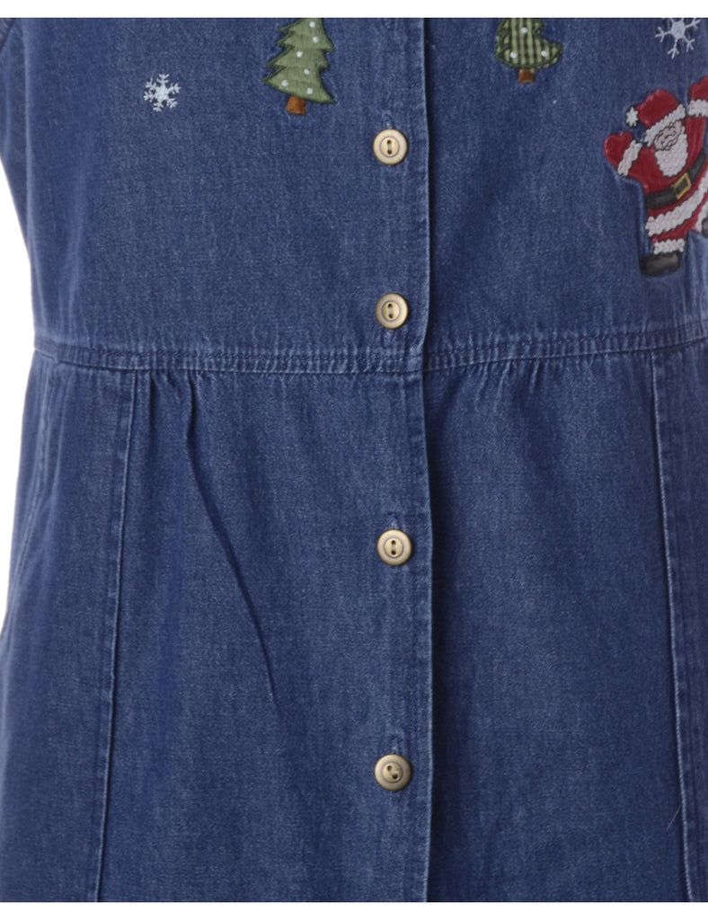 Beyond Retro Label Label Heather Shortened Denim Dress