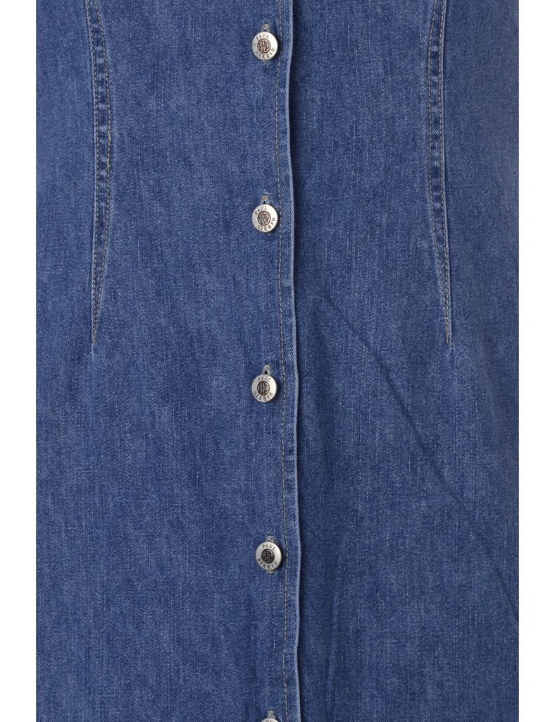 Beyond Retro Label Label Heather Shortened Denim Dress