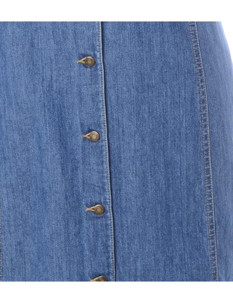 Beyond Retro Label Label Heather Shortened Denim Dress