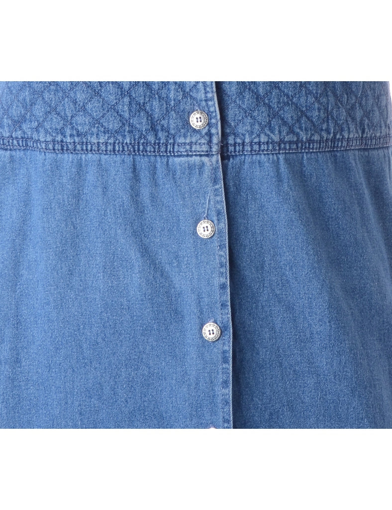 Beyond Retro Label Label Heather Shortened Denim Dress