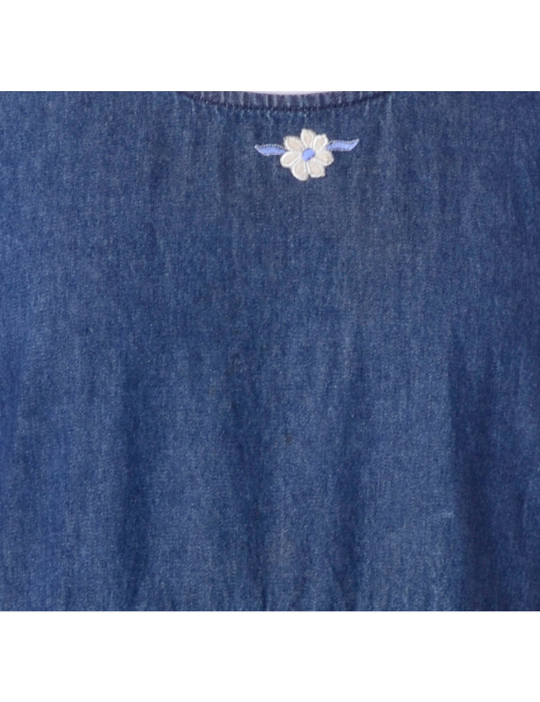 Beyond Retro Label Label Heather Shortened Denim Dress