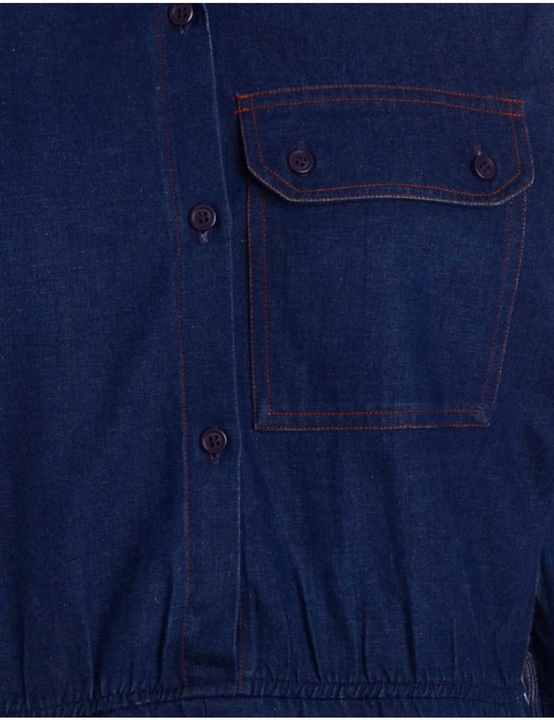 Beyond Retro Label Label Heather Shortened Denim Dress