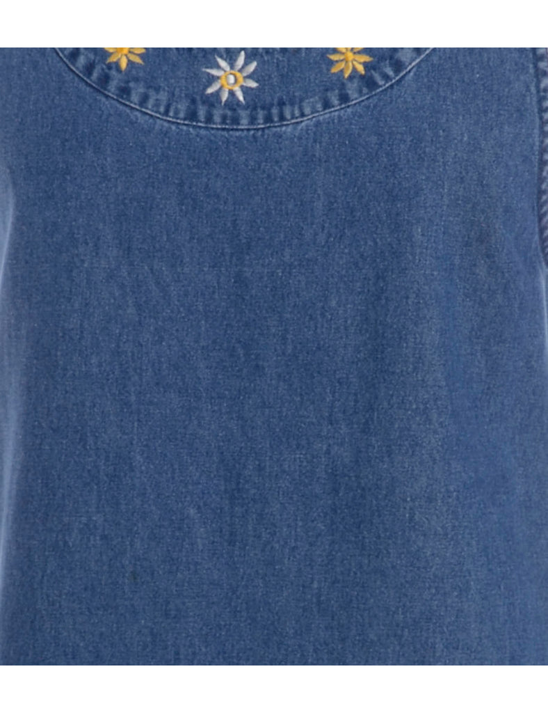 Beyond Retro Label Label Heather Shortened Denim Dress