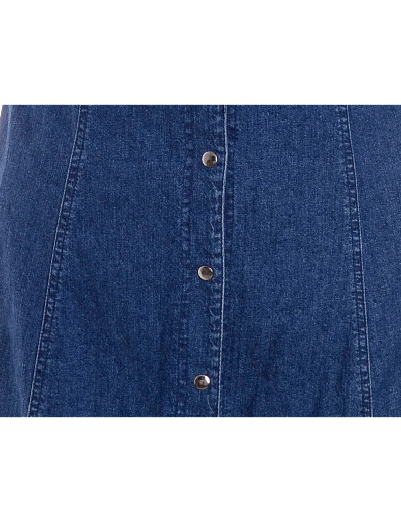 Beyond Retro Label Label Heather Shortened Denim Dress