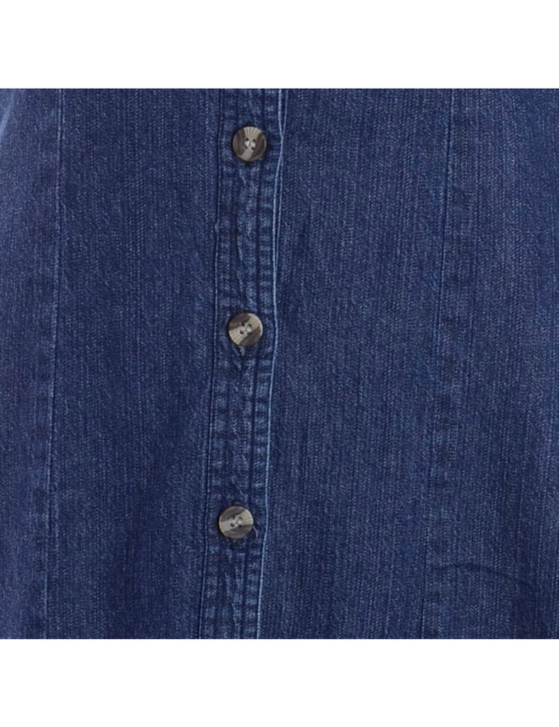 Beyond Retro Label Label Heather Shortened Denim Dress