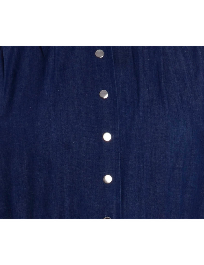 Beyond Retro Label Label Heather Shortened Denim Dress