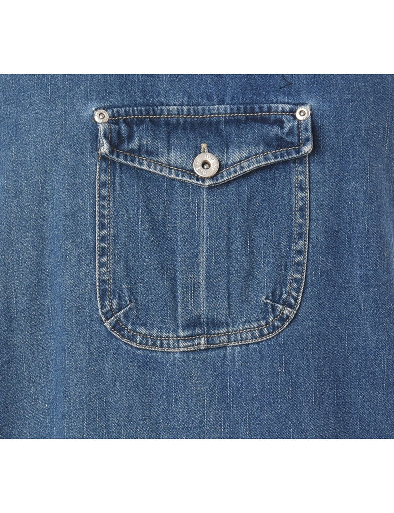 Beyond Retro Label Label Heather Shortened Denim Dress