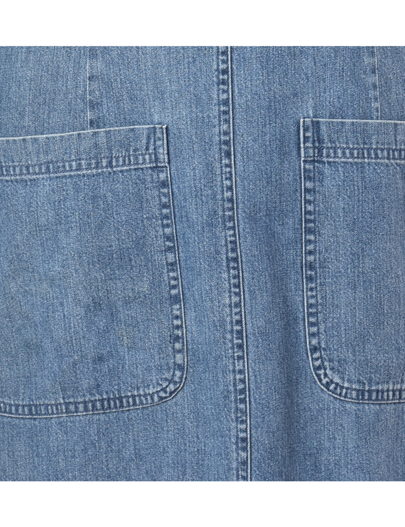 Beyond Retro Label Label Heather Shortened Denim Dress