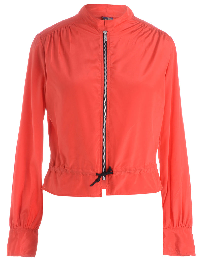 Beyond Retro Label Label Hena Drawstring Hem Bomber