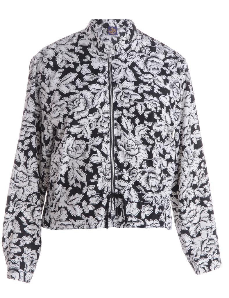 Beyond Retro Label Label Hena Drawstring Hem Bomber