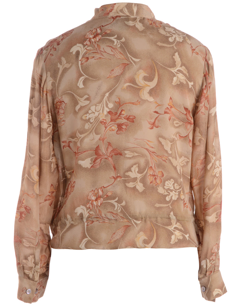Beyond Retro Label Label Hena Drawstring Hem Bomber
