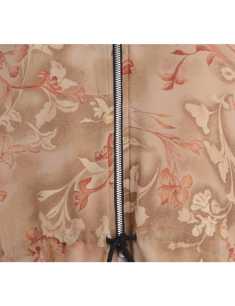 Beyond Retro Label Label Hena Drawstring Hem Bomber