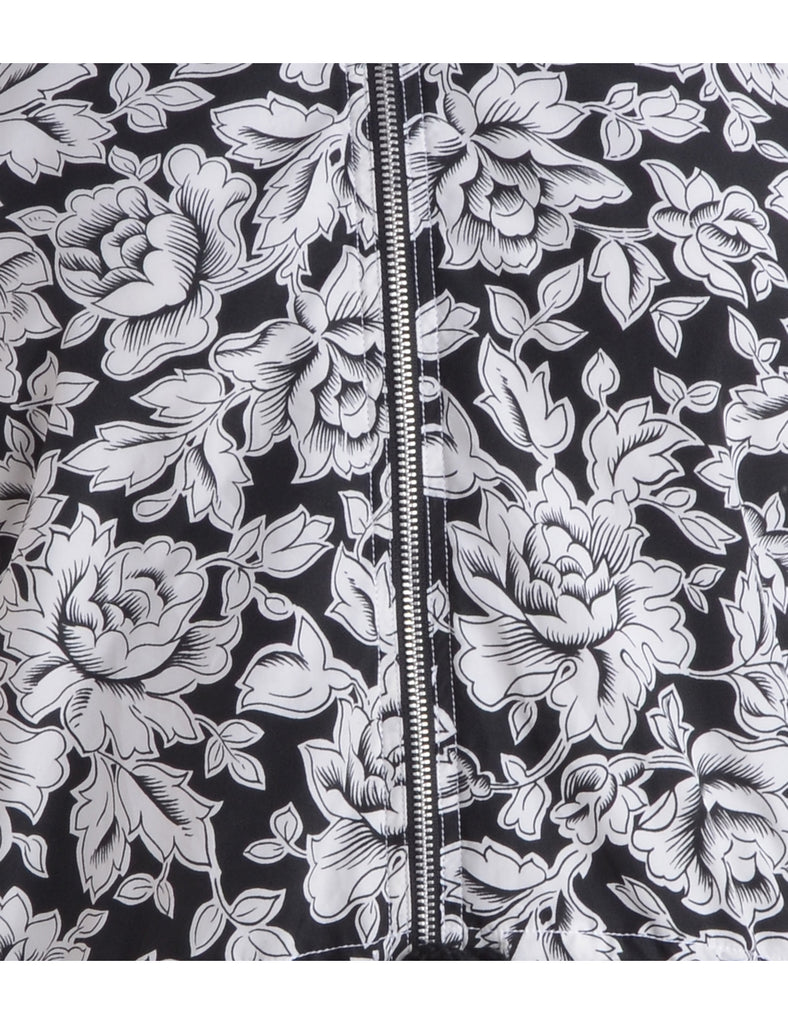 Beyond Retro Label Label Hena Drawstring Hem Bomber