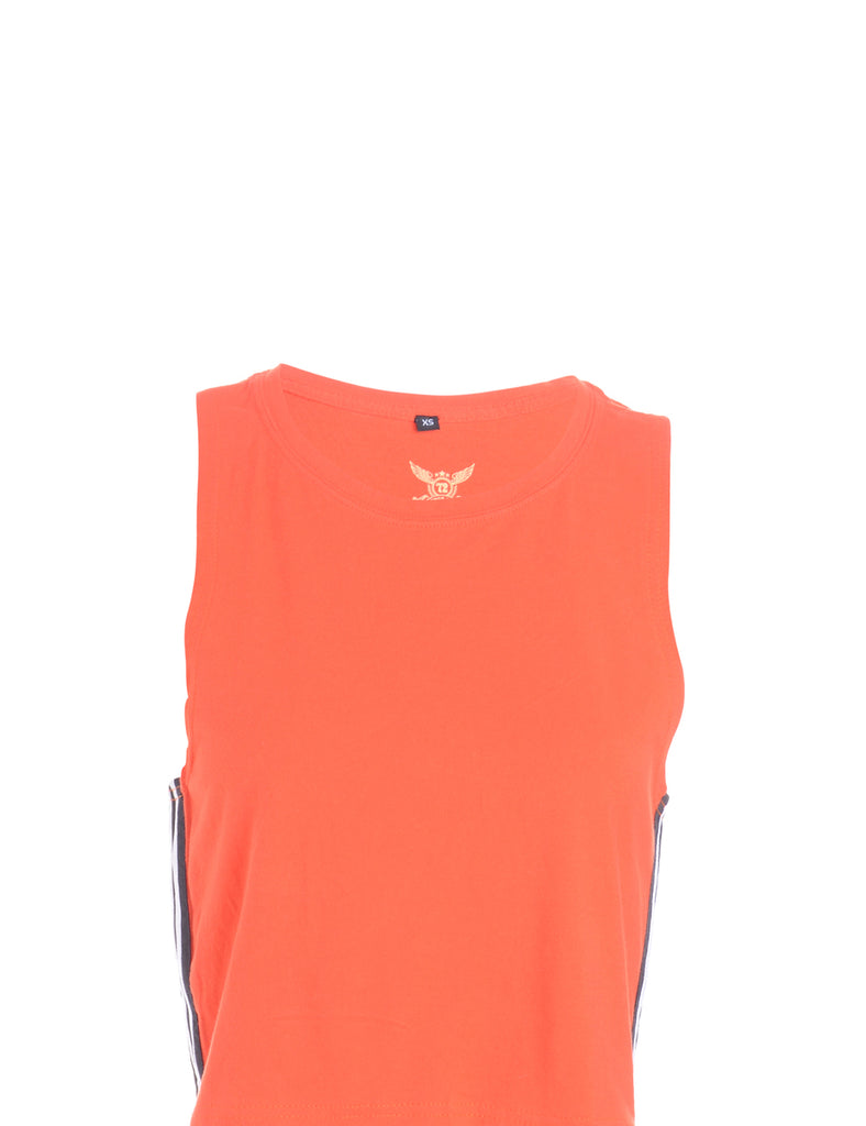 Beyond Retro Label Label Holly Side Stripe Sports Vest