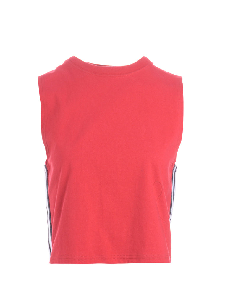 Beyond Retro Label Label Holly Side Stripe Sports Vest
