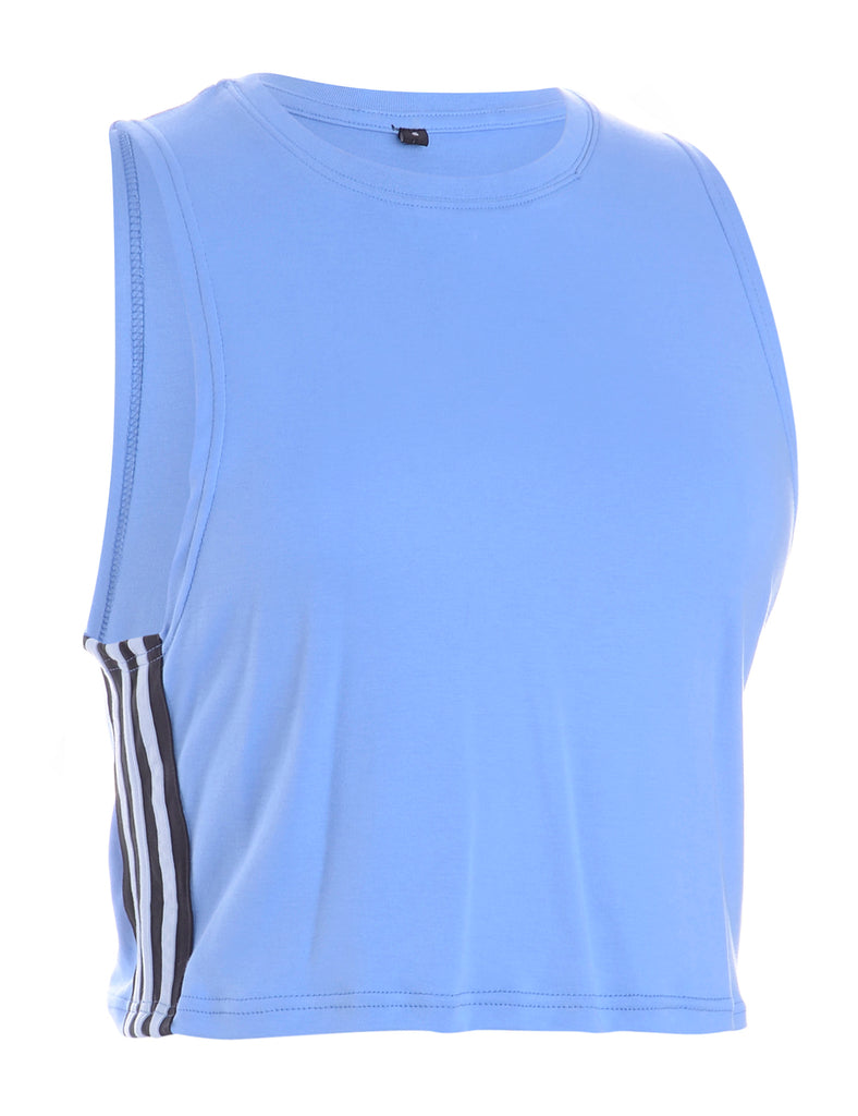 Beyond Retro Label Label Holly Side Stripe Sports Vest