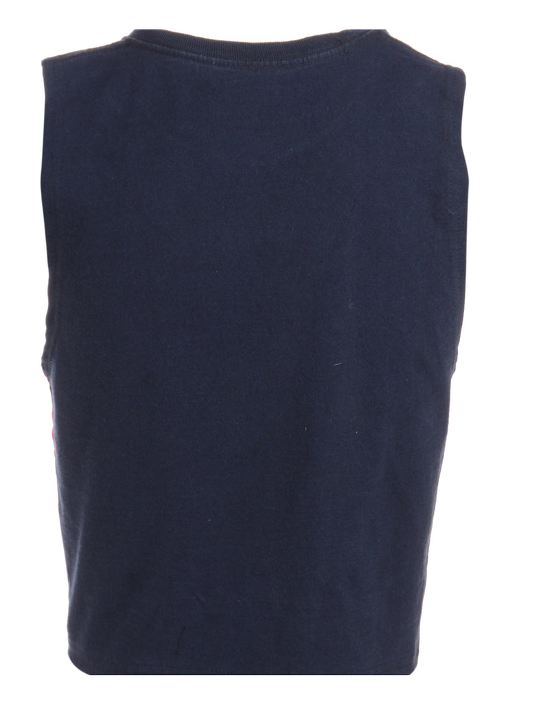 Beyond Retro Label Label Holly Side Stripe Sports Vest