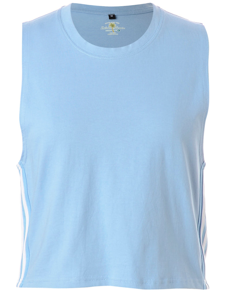 Beyond Retro Label Label Holly Side Stripe Sports Vest