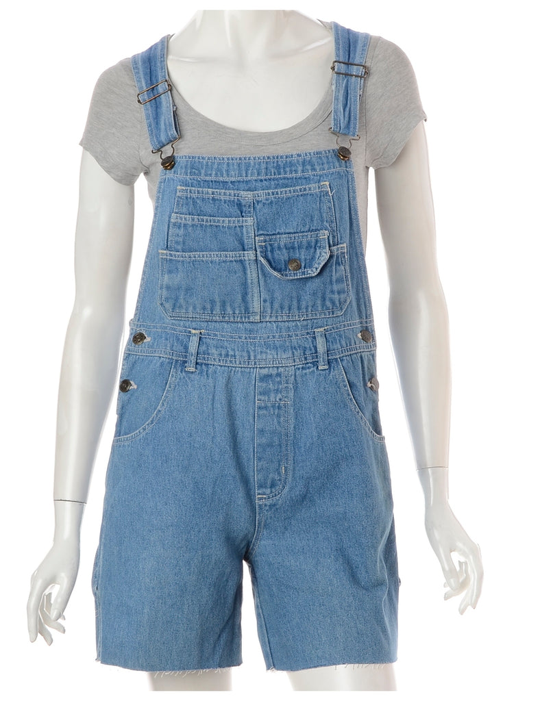Beyond Retro Label Label Jackie Cropped Denim Dungarees