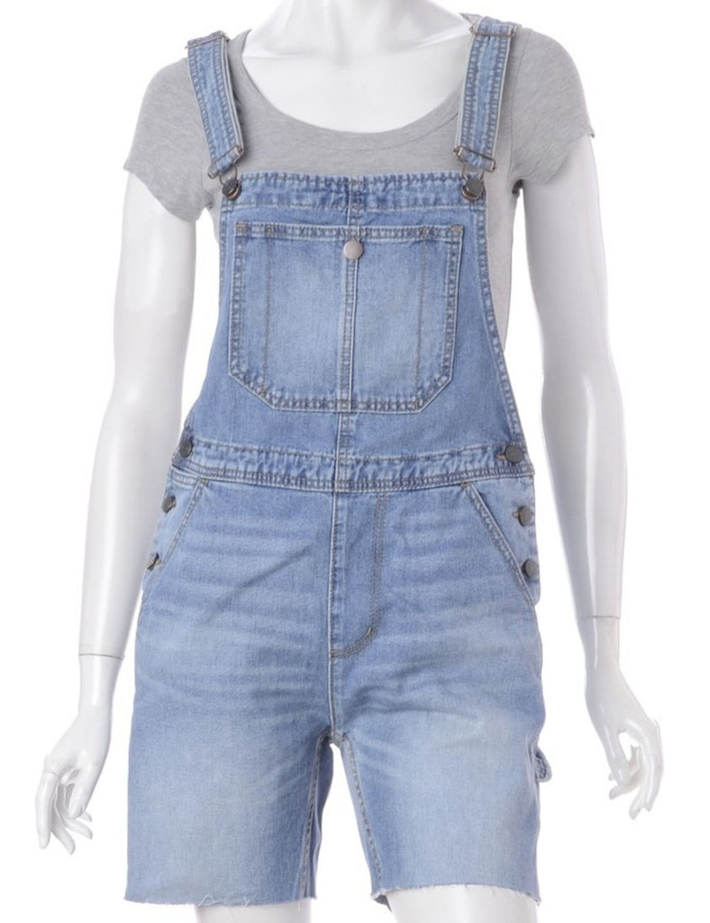 Beyond Retro Label Label Jackie Cropped Denim Dungarees