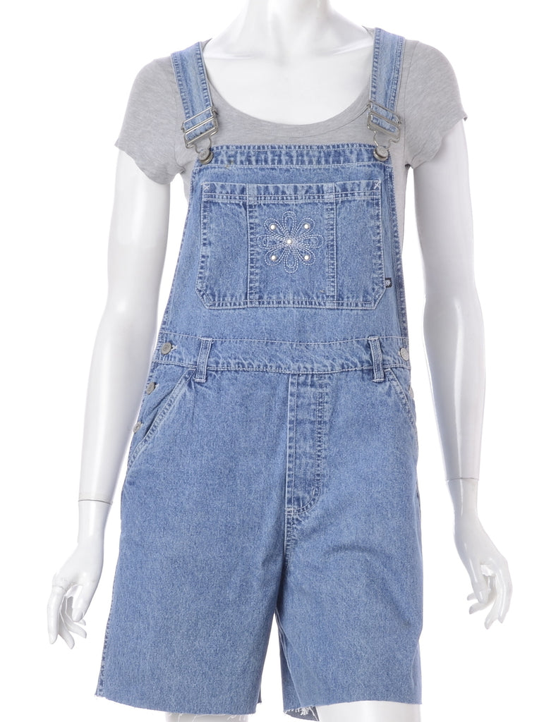 Beyond Retro Label Label Jackie Cropped Denim Dungarees