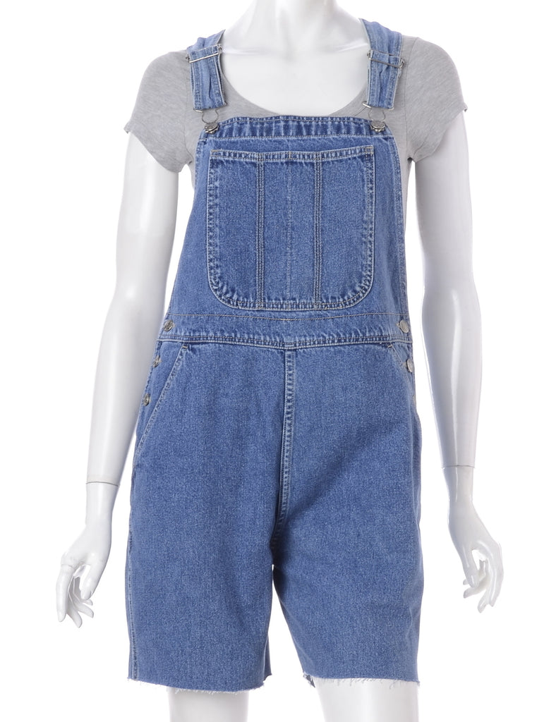 Beyond Retro Label Label Jackie Cropped Denim Dungarees