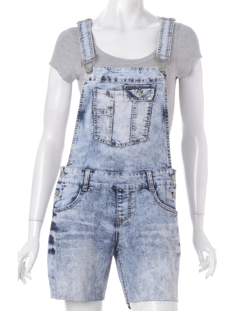 Beyond Retro Label Label Jackie Cropped Denim Dungarees