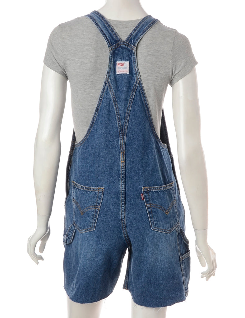 Beyond Retro Label Label Jackie Cropped Denim Dungarees