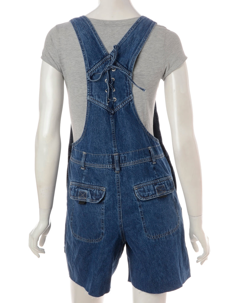 Beyond Retro Label Label Jackie Cropped Denim Dungarees